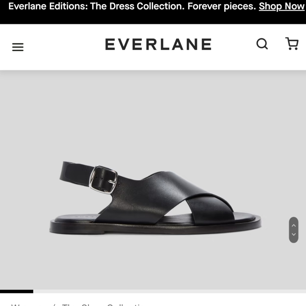 Beutiful black sandal new in a box with tag never worn.